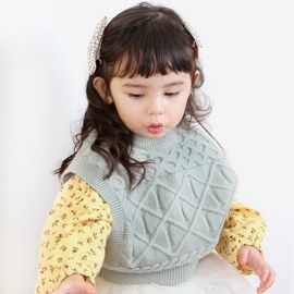[BABYBLEE] D201144 Waffle Vest/Cotton 100%/Made In Korea/Baby Cloths/Kids 
